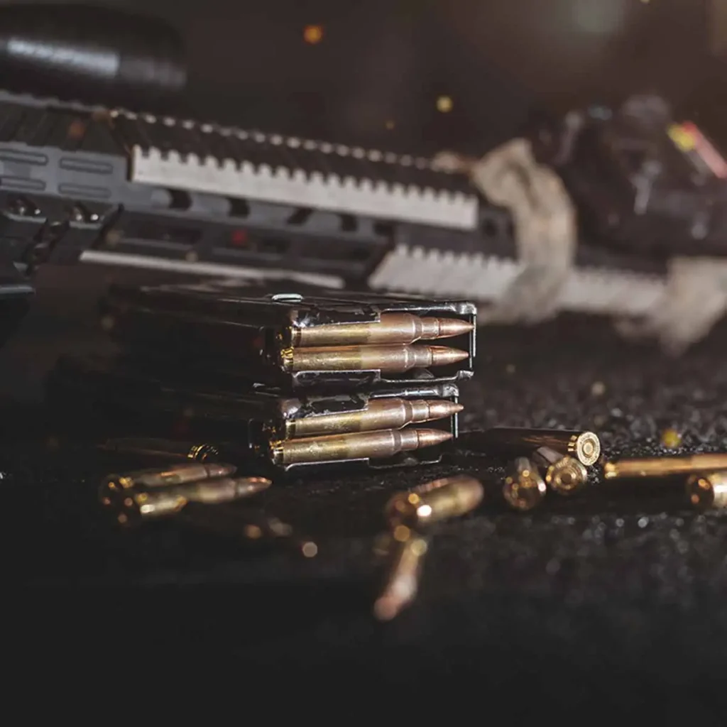 M4 Karabiner Magazin und Munition Budapest Schießstand