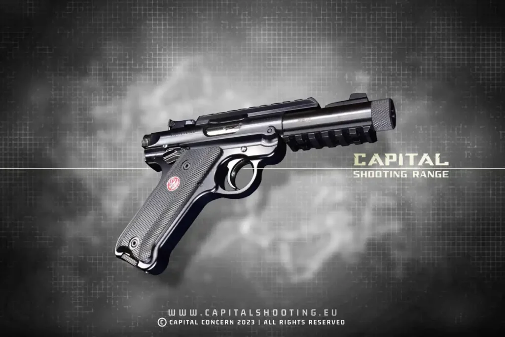 Ruger Mark IV .22LR Schießstand Pistole Budapest