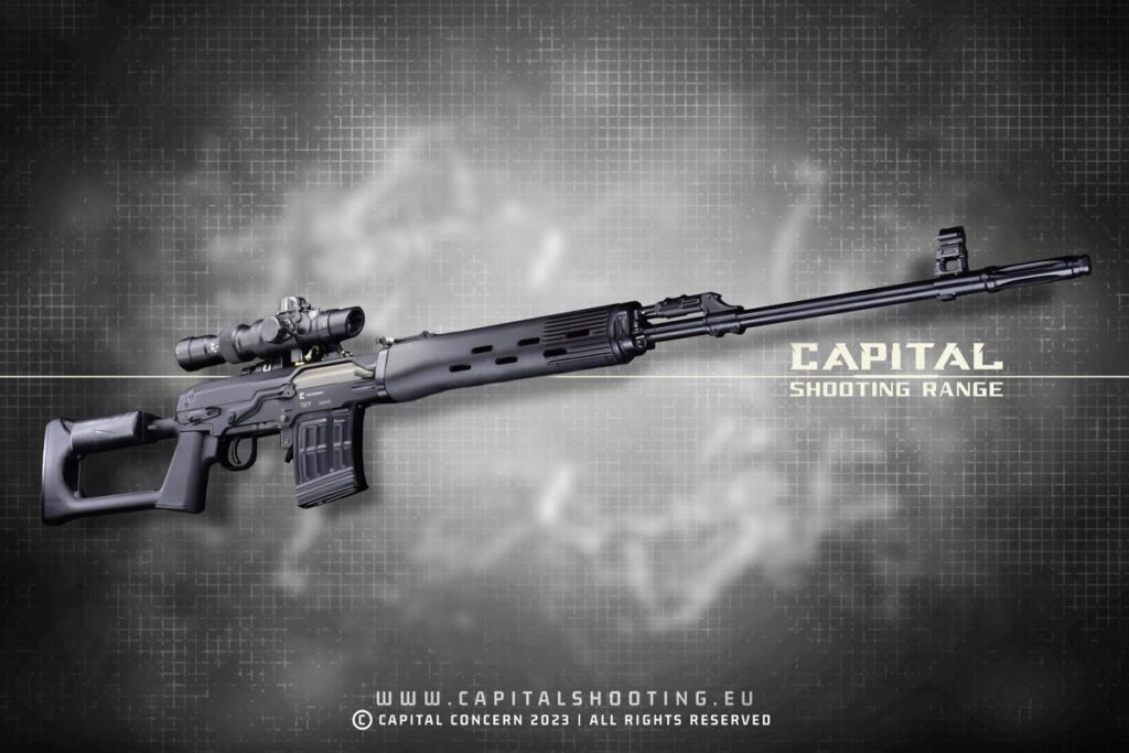SVD Dragunov Tigr Special Edition Budapest Schießstand Scharfschützengewehr